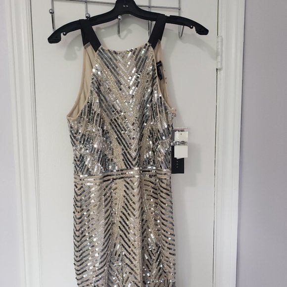 Sparkly Beaded White Dress- BRAND NEW - Picture 1 of 4